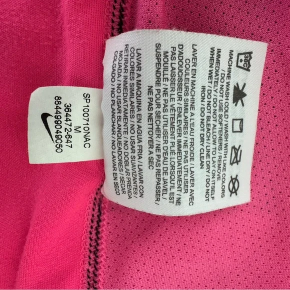 Nike Women's Vibrant Pink Long Sleeve Tee - Picture 6 of 6
